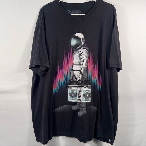 Astronaut Graphic Tee in Black by Into the AM - Picture 1 of 9